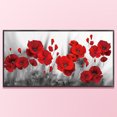 thumbnail image 3 of Hilo de bordar completo Eco-algodón 11CT Impreso Poppy Cross Stitch Kit Obra de arte, 3 of 9