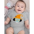 thumbnail image 2 of Funny Witch Girl Halloween Bodysuit Infant -Image by Shutterstock,  6 Months, 2 of 4
