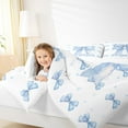 thumbnail image 3 of Castle Fairy Boys Girls Cute Ribbon Bow Twin Comforter Sets,Polka Dots Bedding Set, 3 of 7