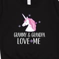 thumbnail image 3 of Inktastic Grammy and Grandpa Love Me Girl Unicorn Toddler Sweatshirt, 3 of 4