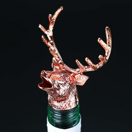

Deer Head Wine Mouth 7 Styles Dragon Goldfish head Wine Pour Wine Stopper Zinc Alloy Wine Stopper Bartender Tool Wine Accessorie