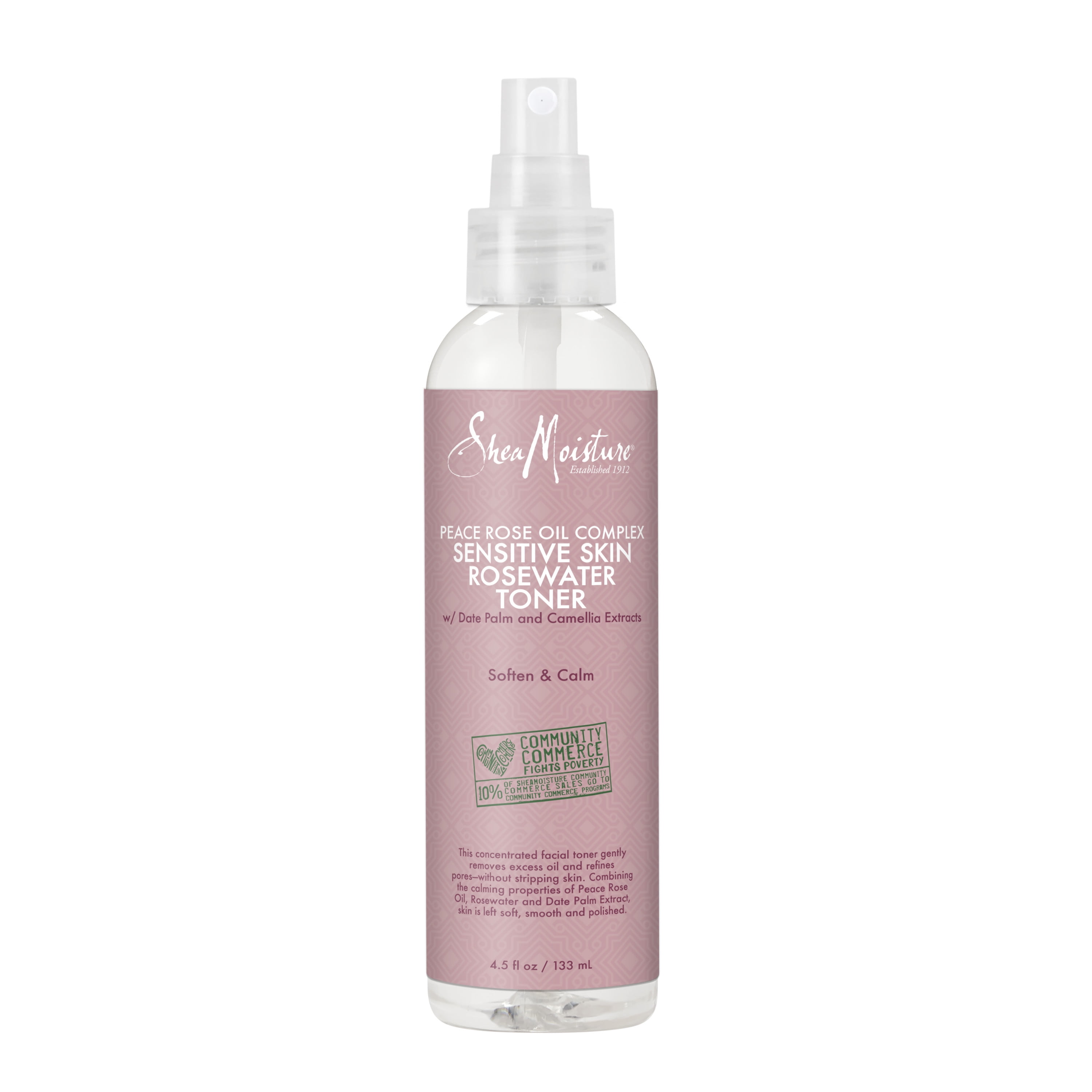 SheaMoisture Peace Rose Rosewater Toner 4.5oz