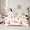 Orange, variant on Castle Fairy Cartoon Cow Bedding Comforter Set,Kawaii Farmhouse Animal King Bedding Sets