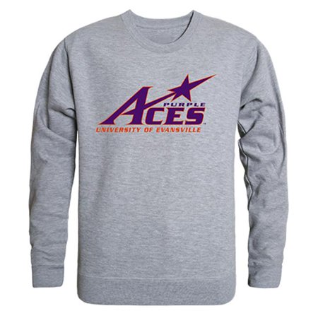 W Republic Products  College Crewneck, Evansville, Heather Grey - 2X