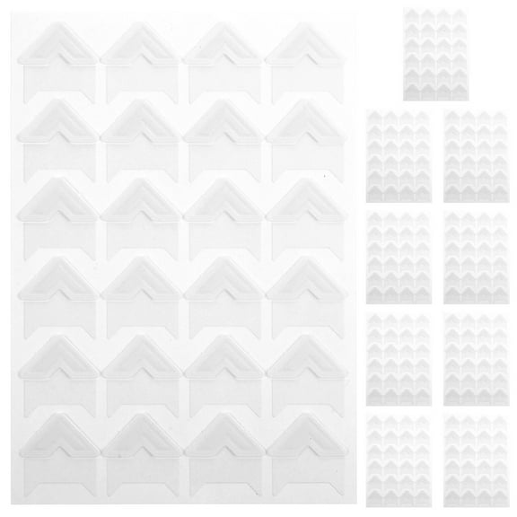 10 Sheets Photo Corners Photo Stickers Photo Album Corners for Photo Book Journal Diary