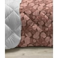 thumbnail image 3 of Terracotta Down Alternative Comforter, Architecture Building Brick in the Wall Exterior Facade Orderly Repeated Pattern, Microfiber Quilt for All Season, 5 Sizes, Multicolor, by Ambesonne, 3 of 3