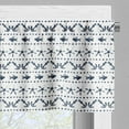 thumbnail image 5 of Ambesonne Navy Valance & Curtain, Anchor Starfish Sea Life, 55"x45", Navy and White, 5 of 6