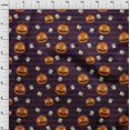 thumbnail image 3 of oneOone Cotton Poplin Twill Purple Fabric Halloween Sewing Material Print Fabric By The Yard 56 Inch Wide, 3 of 4