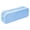 Blue, variant on Solivara Large Capacity Fashion Silicone Pencil Case Pure Color Pen Holder For Home Office(Green,7.68in)