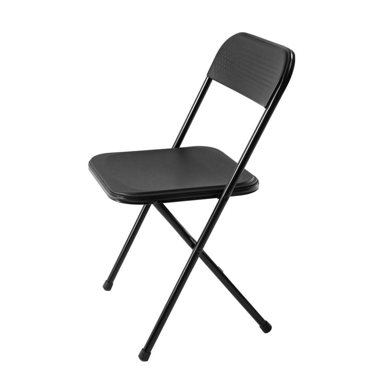 Mainstays 6 Pack Resin Folding Chair, Black - Walmart.com