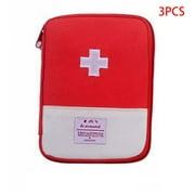Smilepp 3 Pieces Medical Bag Emergency Survival First Aid Kit Bag Home Travel Camping