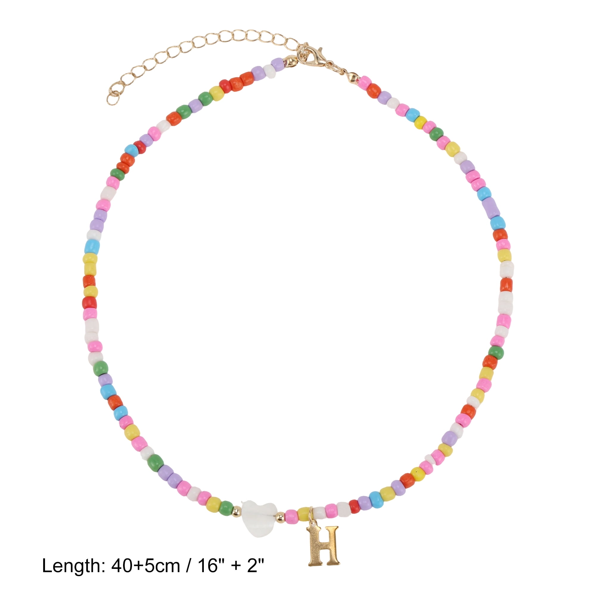 Unique Bargains Stylish Collarbone Necklace for Daily Life Colorful 1 Pcs [Style H]