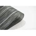 thumbnail image 3 of Dainty Home Multistripes Woven Textilene Reversible Rectangle Set of 6 Placemats in Silver, 3 of 4