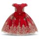 thumbnail image 1 of Vestido de fiesta para niñas de flores, vestido de princesa para niña, vestido de boda con lazo, vestidos de desfile para niños, ropa para bebés de 0 a 8 años, cumpleaños 6-9M (etiqueta 70) Gao Jinjia LED, 1 of 2