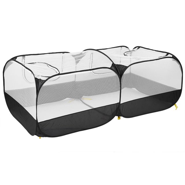 Gallinero Portátil, Parque Para Animales Pequeños, Gallinero Plegable Con Paredes De Malla Transparente Transpirable,Tienda De Campaña Portátil Para Mascotas Para