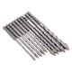 thumbnail image 5 of Taladro Juego De 10 Brocas Dentadas, Vástago Hexagonal De 1/4 De Pulgada, Punta De Carburo De 4-12 Mm, Brocas De Hormigón Para Mampostería, Para Azulejos, Vidrio, Plástico,, 5 of 7