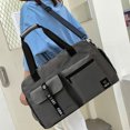 thumbnail image 1 of Bolsa De Lona Para Gimnasio con funda para carro Compartimento para Botas Bolsillo húmedo Bolsa de mano Bolsa de lona para entrenamiento, 1 of 6