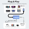 thumbnail image 3 of Adaptador de Gafas AR Tipo-c USB, Video 4K 60Hz y Entrega Power de 100W, Compatible con Steam Deck, ROG Ally, Switch, XREAL, Viture AR Glasses, 3 of 10
