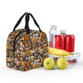 thumbnail image 4 of Yiaed Vintage Bottles Print Insulated Lunch Bag Reusable Cute Tote Lunch Box, Leakproof Cooler Lunch Bags for Work Office Travel School Picnic, 4 of 5