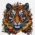 thumbnail image 3 of CafePress - Sunflower Tiger Baseball Jersey - Kids Cotton Baseball Jersey, 3/4 Sleeve Shirt, 3 of 4
