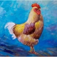 thumbnail image 3 of Atelier B Art Studio 20x20 Black Modern Framed Museum Art Print Titled - Beautiful Rooster, 3 of 5