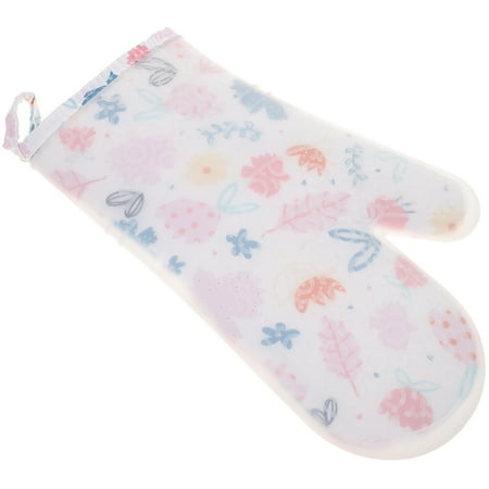 

NUOLUX Oven Mitt Glove Kitchen Mitten Silicone Heat Resistant Mitt for Cooking Baking