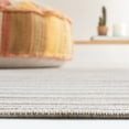 thumbnail image 4 of SAFAVIEH Martha Stewart Cotton Striped Area Rug, Taupe/Cream, 8' x 10', 4 of 8