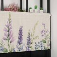 thumbnail image 6 of Purple Lavender Valances for Windows Farmhouse Kitchen Curtains Valances Rod Pocket Valance Curtains for Kitchen Windows Botanical Blossom Motif Leaves Spring Window Valances for Bathroom 54"x18", 6 of 6