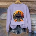 thumbnail image 5 of Halloween Spooky Season Oversized Sweatshirt Women Ghost Sweatshirt | Fall Sweater, Cute Top, Lightweight Long Sleeve Pullover, Loose Fit Crewneck Design, 5 of 6