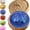 Blue, variant on Glitter Dumpling Squishy with Box, Glitter Squishy Dumplings Squeeze for Stress Relief