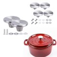 thumbnail image 4 of 2 Sets/4 Sets Dutch Oven Knob Stainless Steel Pot Pan Lid Cover Handle Replacement Accessories Kits Kitchen Cookware, 4 of 4