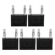 thumbnail image 1 of 5PCS Double Row Banana Plug Connector Nickel Plated Copper 2 Way Dual Banana Plug for Speaker WiresBlack, 1 of 5