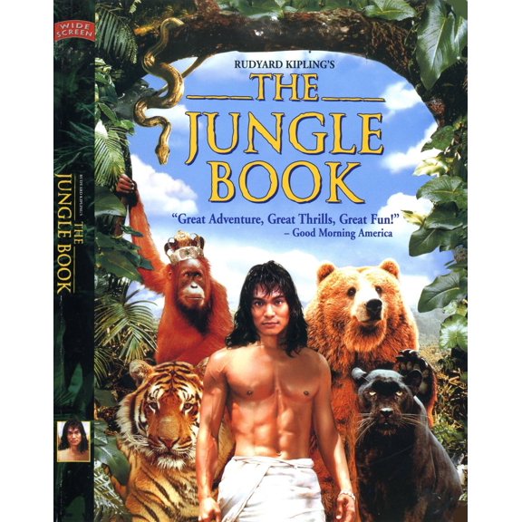 The Jungle Book (1994) Movie DVD by Rudyard Kipling