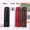 thumbnail image 4 of insulated Travel Mug Stainless Steel Travel Mug | Leak Proof Hot and Cold Tumbler | Red Pop Up Lid for Car Travel office Single Pack, 4 of 5