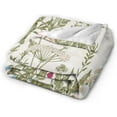 thumbnail image 2 of Mountain Sherpa Blanket Sunset Forest Trees Art Printed Throw Blanket Smooth Soft for Sofa Chair Bed Office 50"x60", 2 of 6