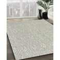 thumbnail image 2 of Ahgly Company Indoor Round Mid-Century Modern White Gold Solid Area Rugs, 4' Round, 2 of 6