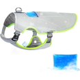 thumbnail image 2 of Pets Dog Cooling Vest with Ice Pack Evaporation Cool Harness Adjustable Summer Shirt Pet Jacket for Hot Weather Fit Large Medium Small Dogs Grey S, 2 of 6