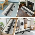 thumbnail image 6 of Deer Forest Runner Rug 2x6 FT,Non Slip Hallway Carpet,Farmhouse Vintage Nature Trees Mountain Washable Soft Floor Carpet Throw Runner Carpet Long Rug for Entryway Kitchen Bedside Sliding Door, 6 of 9