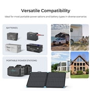 Renogy Solar Panel 100 Watt, 16BB N-Type Portable Solar Panel, 25% High Efficiency, IP68 Waterproof, Lightweight