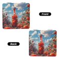 thumbnail image 2 of Kdxio Tomato Field Bottle Pocket Mirror, 1X/2X Travel Makeup Mirror 2-Sided Folding Small Mirror Portable Double-Sided Magnifying Cosmetic Mirror for Gift-Square, 2 of 9