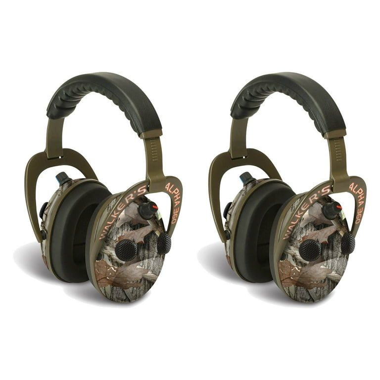 Walker's Game Ear Alpha 360 Muff-Camo - ASD