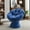 Blue, variant on GerYunin Oversized Papasan Chair with Cushion ,360°Swivel Circle Chair for Living Room Bedroom,Orange