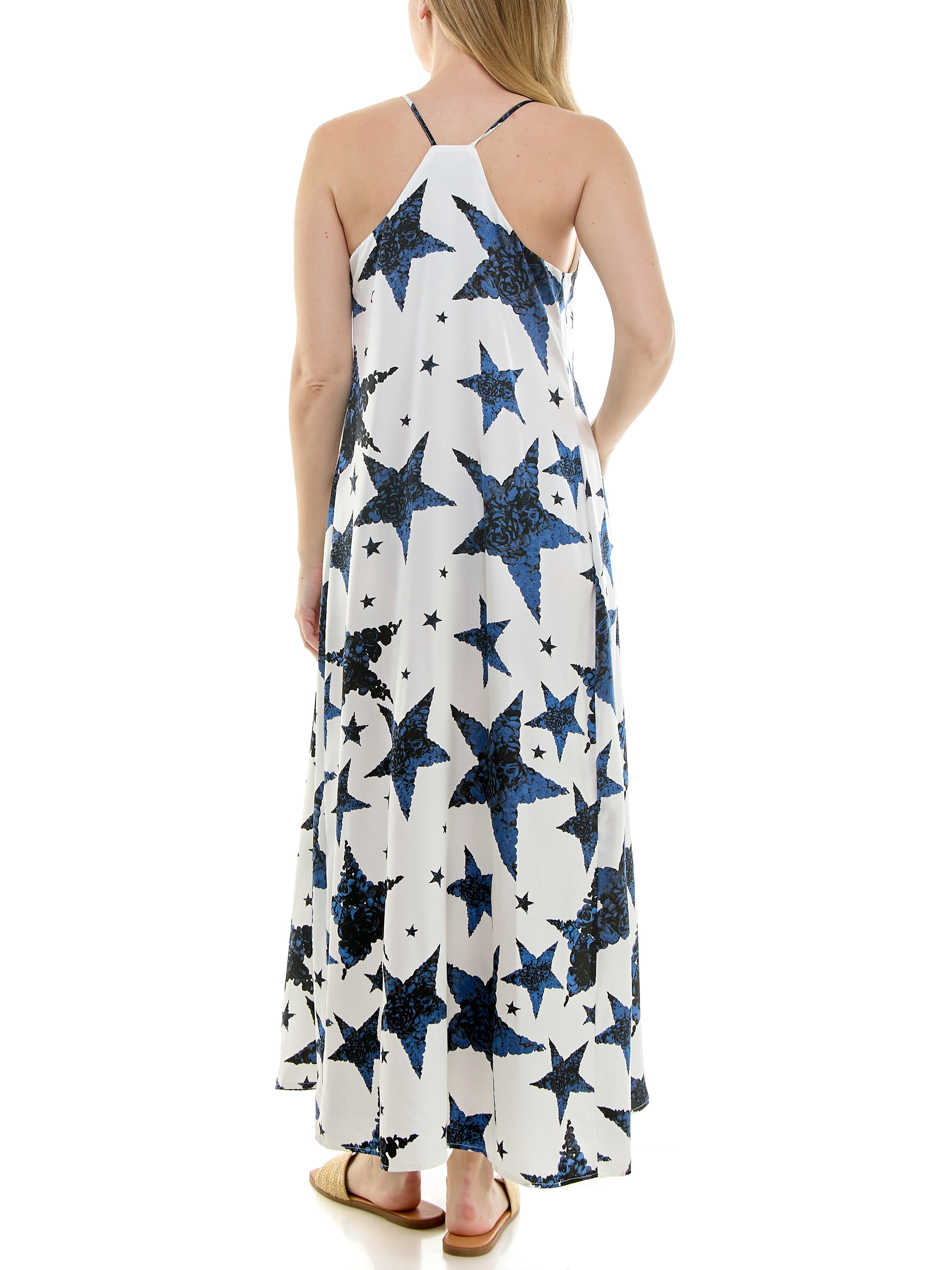 Nicole Miller Women's Maxi Slip Dress With Built In Bra, Sizes S-XL