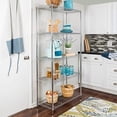 thumbnail image 4 of Honey-Can-Do SHF-01913 5-Tier Adjustable Shelving System, 16-Inch by 36-Inch by 72-Inch, Chrome, 4 of 4