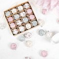 thumbnail image 2 of Vintage Christmas Ball Ornaments Gift Box – 6cm Shatterproof Tree Decorations Set of 16 – Retro Glass-Look Baubles for Holiday Tree, Table or Gift Use, 2 of 4