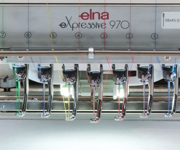 elna eXpressive 970 Seven Needle Embroidery Machine