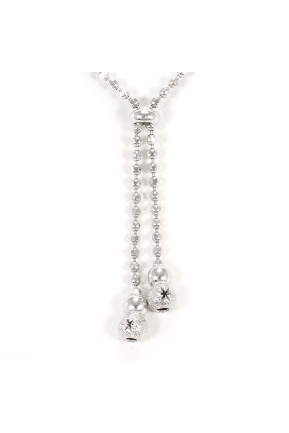 Pre-Owned 18K (18-karat white gold) necklace, total weight 2.9g, 38cm .