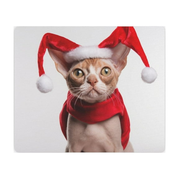 DistinctInk Mouse Pad - 1/4" Foam Rubber - Devon Rex Cat