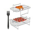 thumbnail image 3 of Double Boiler Accessory 2 Piece Rack With 4 Skewers And Brush Accessory, 3 of 5