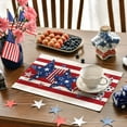 thumbnail image 4 of Sm:)e 4th of July Placemats Set of 4 Stars Independence Day Patriotic Table Decoration Gifts Home Kitchen Dining Indoor Holiday Decor,12 x 18 Inch, 4 of 7